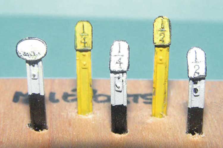 Mileposts (NBR) - completed models