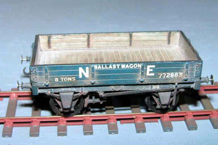 Dia. 3b 8T 3 Plank Dropside 7’7” width - as goods wagon: 9101