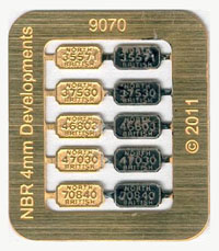 Wagon number plate 9070