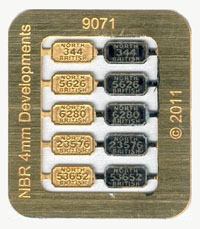 Wagon number plate 9071