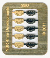 Wagon number plate 9083